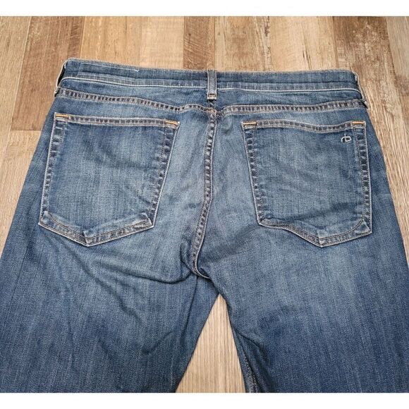 Rag & Bone Dre Women’s Sz 29 Distressed Medium Wash Raw Hem Jeans - Picture 4 of 9